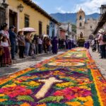 Sägemehlteppiche in Comayagua