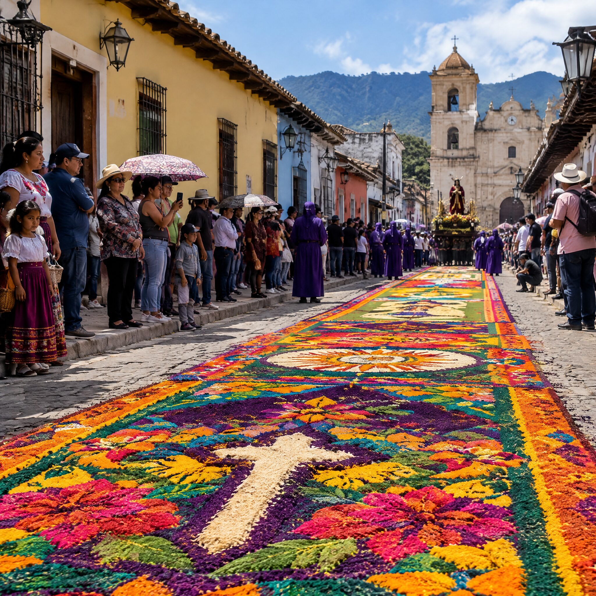 Sägemehlteppiche in Comayagua